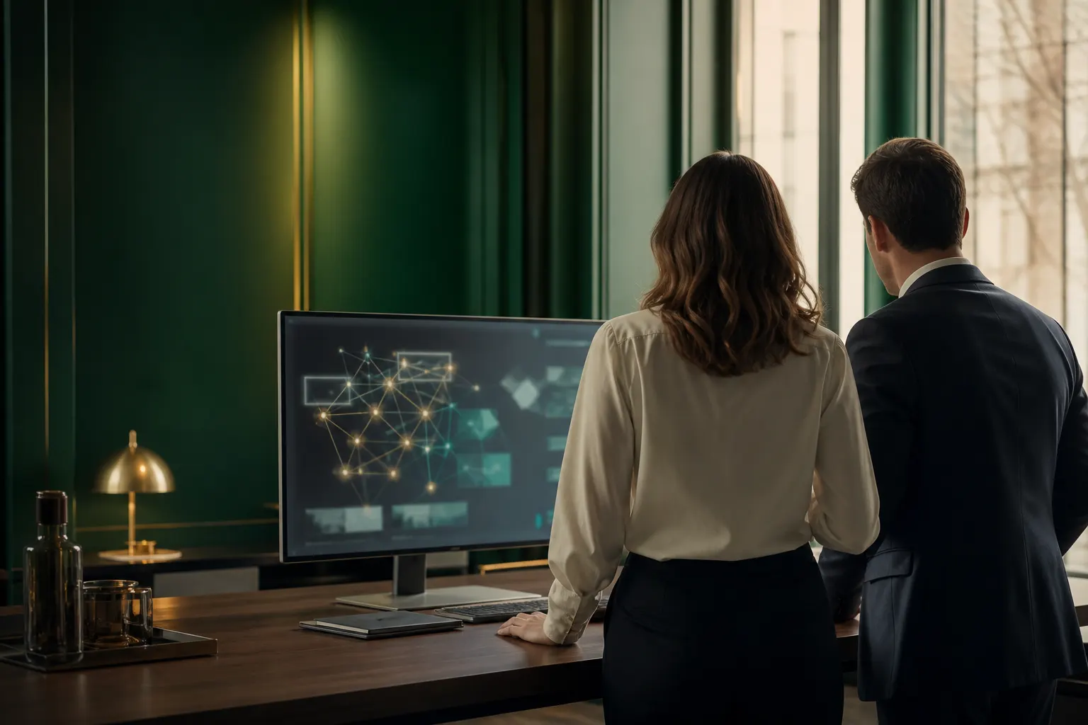 Expertise holding numérique — équipe AQUYLIS analysant une architecture de contenu